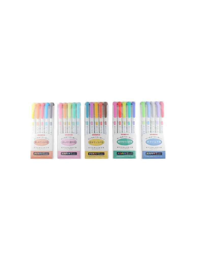 Zebra Mildliners Highlighters 35 stuks Limited Edition verpakt in een Koffer Extra