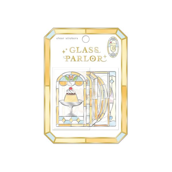 Q-lia Clear GLASS PARLOR STICKERS