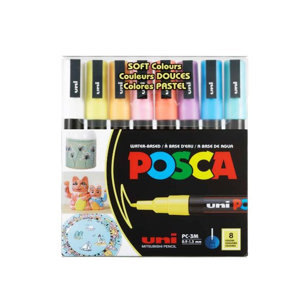 Posca Marker Label POSCA MARKER 0.9-1.3MM X8 SET - Thef:;llstop