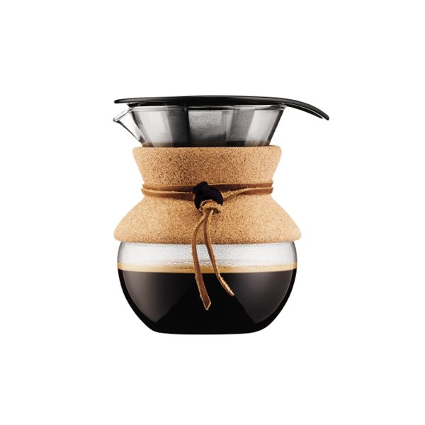 BODUM POUR OVER WITH PERMANET FILTER 4C 0.5L / 8C 1.0L