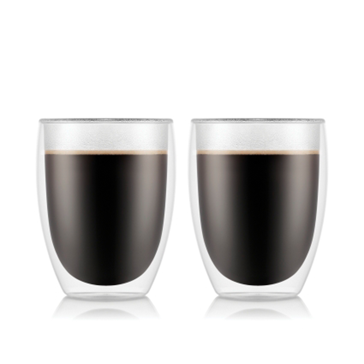 BODUM PAVINA GLASS DOUBLE WALL MEDIUM 0.35L X 2