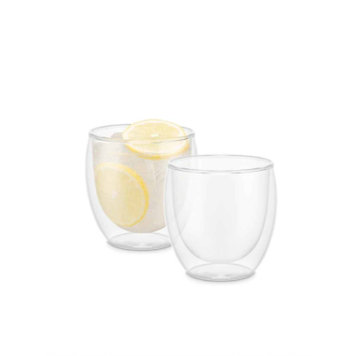 BODUM PAVINA GLASS DOUBLE WALL SMALL 0.25L X 2