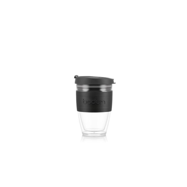 BODUM JOYCUP TRAVEL MUG 0.25L BAND BLACK